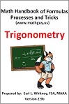 Math Handbook of Formulas Trigonometry by Earl L Whitney